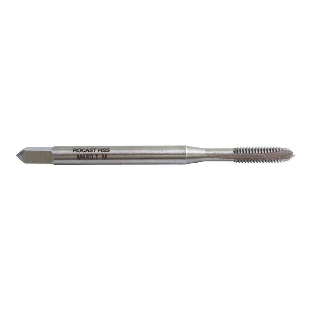 Macho Máquina Aço Rápido M4 X 0,7 Ponta Helicoidal Rocast