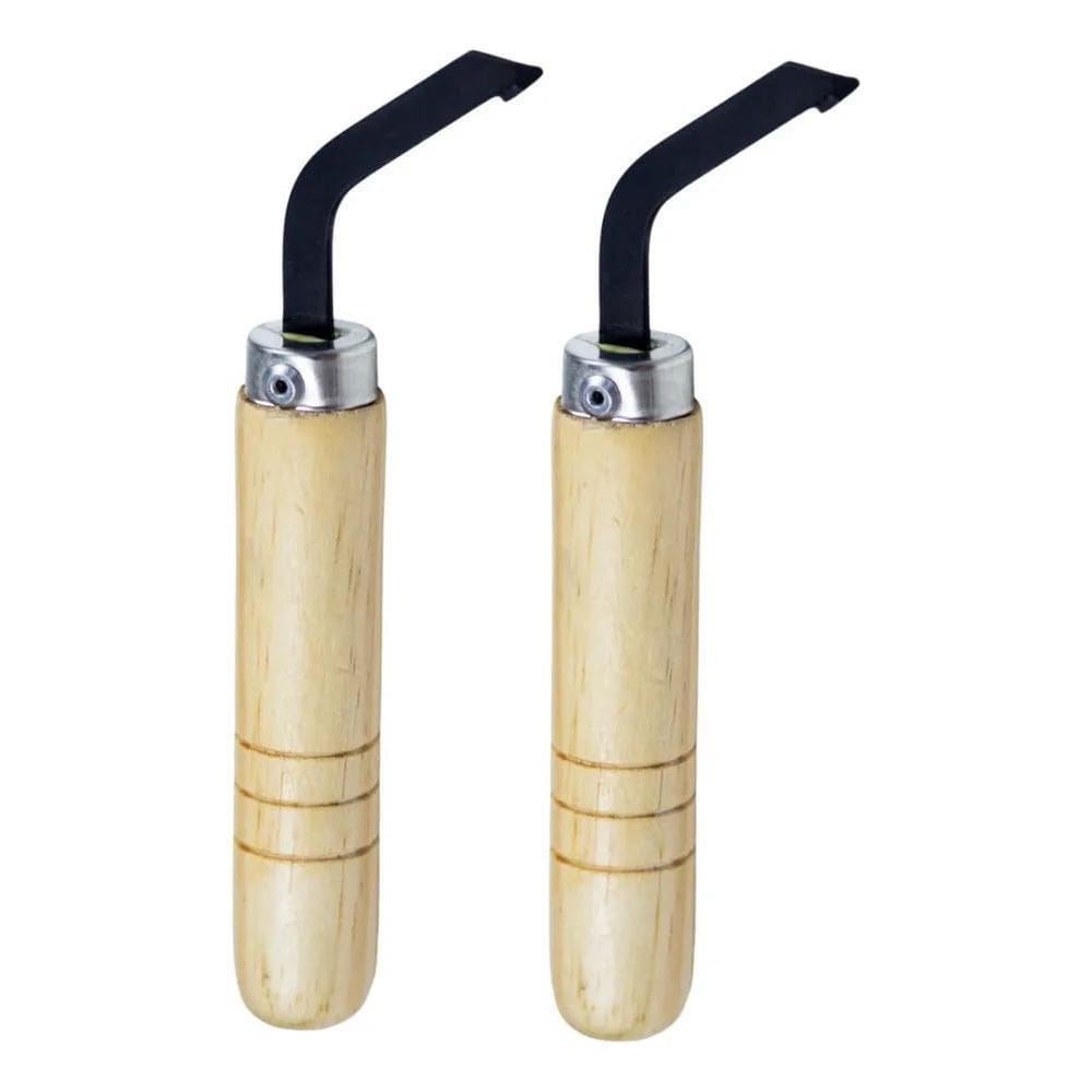 3X Kit 2 Riscador De Formica Com Cabo Madeira Ponta Em Videa