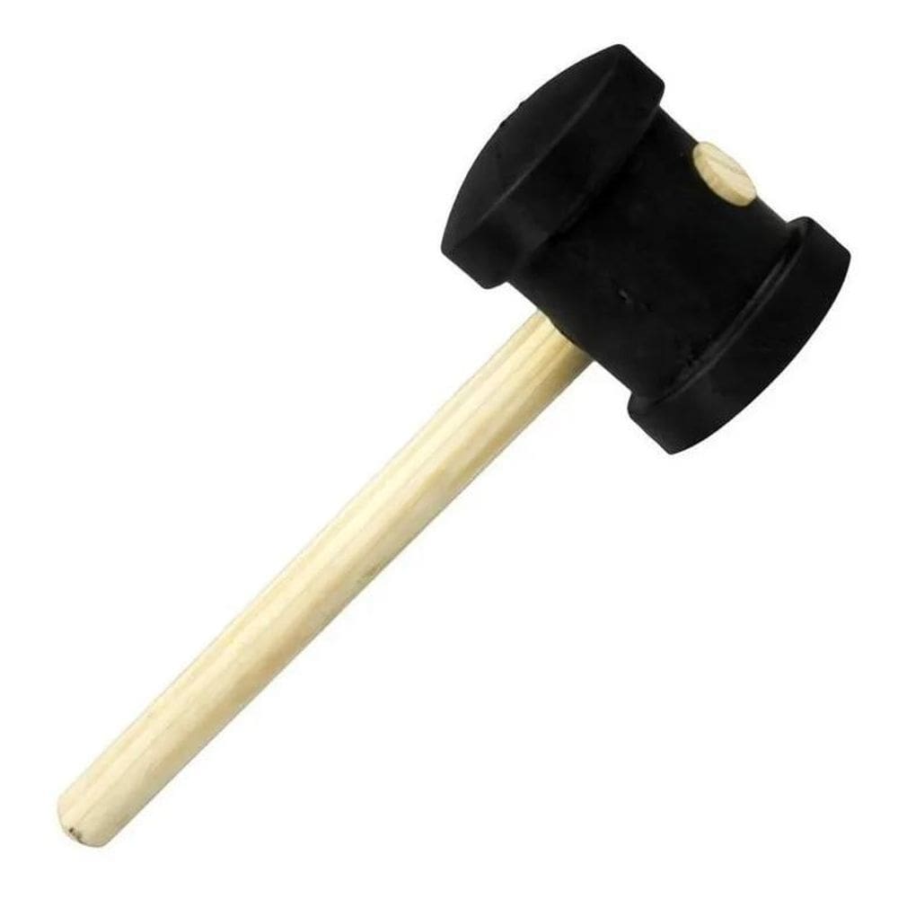 3X Martelo De Borracha Grande 80Mm Mil Kits