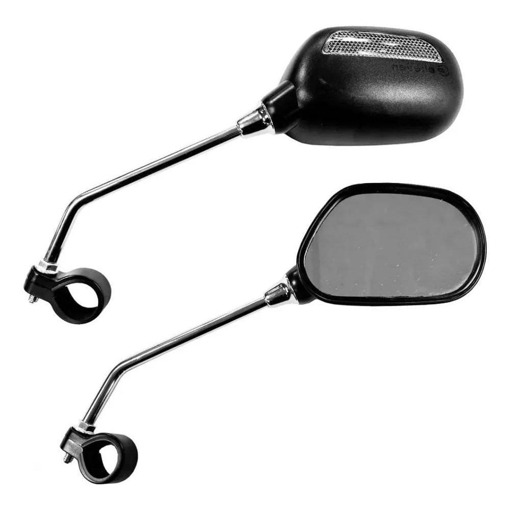 3X Par Espelho Retrovisor Guidão Bicicleta Urbana Com Reflet