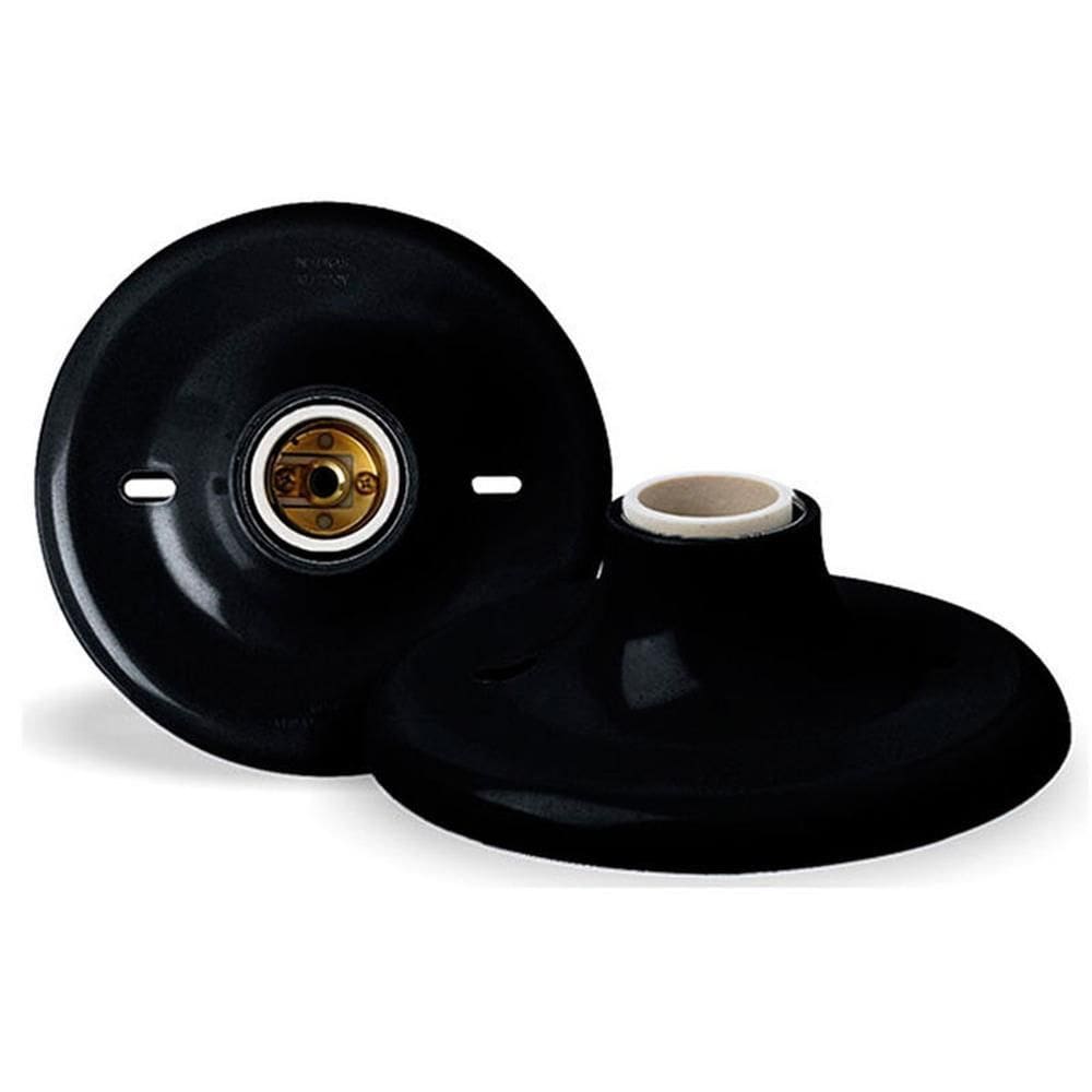 Plafon Ilumi Preto E27 Soquete Porcelana Plafonier 250V
