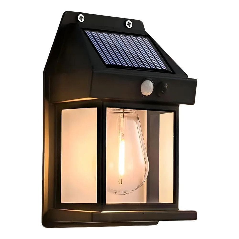 3X Arandela Solar De Parede Externa Luz Led Sensor Presença