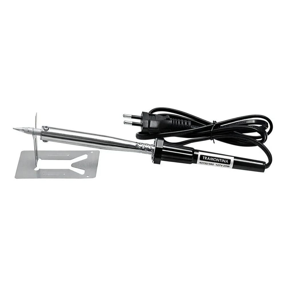 3X Ferro De Soldar Profissional 70W Suporte Ferro Tramontina