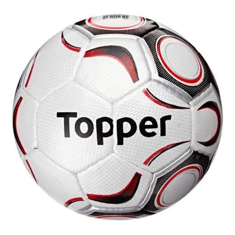 3X Bola Campo Topper Maestro Pro Costurada Pu Macia - Cor Br