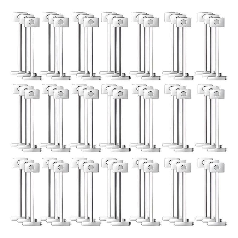 3X Agulha Nivelador Espaçador T Aço Reutilizável 50Pcs