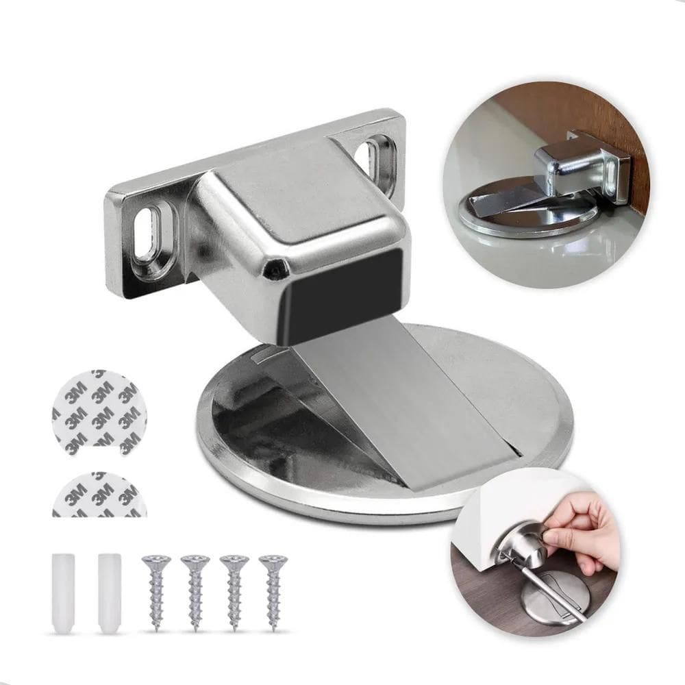 Prendedor Trava Porta Magnético Segurador Fixador Imã Inox