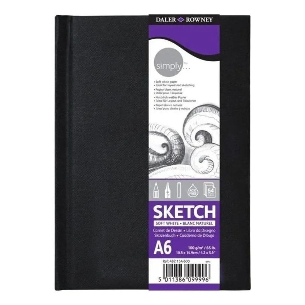 Sketch Book Daler Rowney Simply A6 10.5X14Cm 100G/M2 54Fls