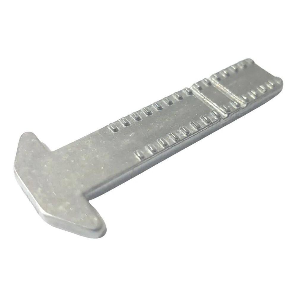 Lingueta Gatilho Para Fecho Concha Modelo Reto - 10 Unidades