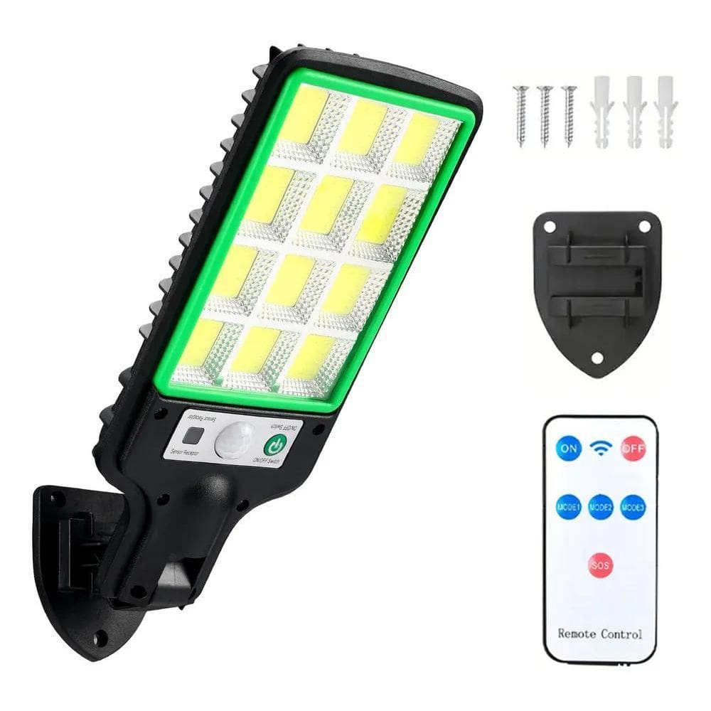 Jc 220W Mini Lâmpada De Parede Solar Reflexiva Com Sensor E