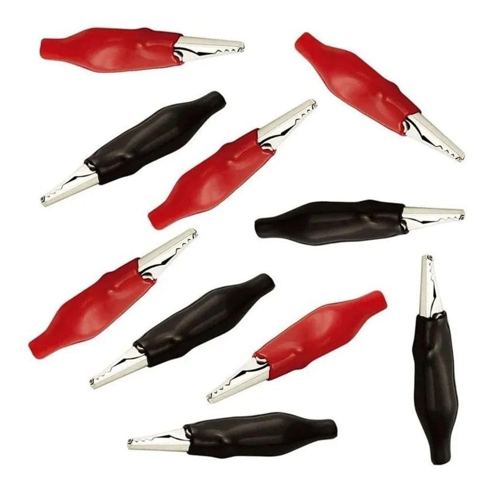 10 Peças Garra Jacaré Tamanho Pequeno 5 Pares Wd-025