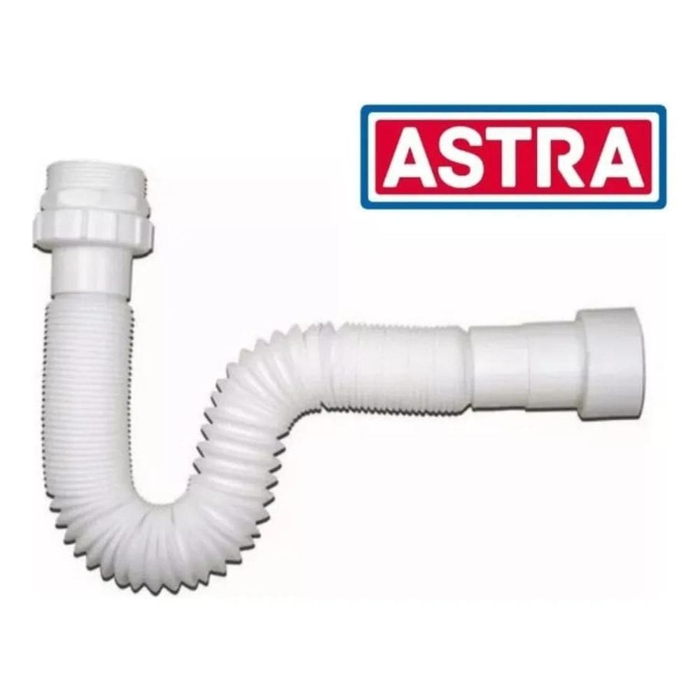Sifao Astra Universal Sanfonado Plastico Branco 60Cm