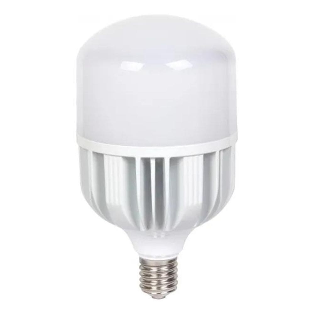 Lâmpada Led Bulbo 65W Branco Frio E27 Alta Potência Cor Da L