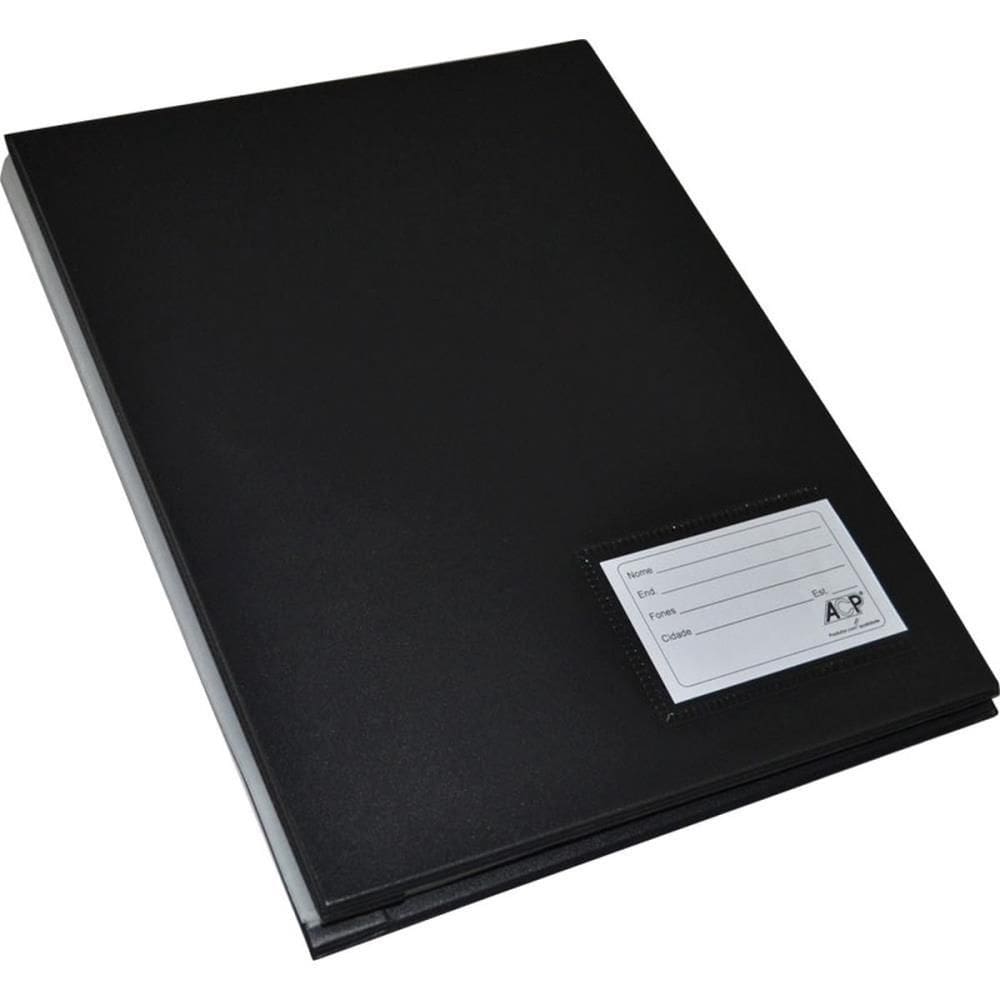 Pasta Catálogo Ofício 4 Parafusos 50 Envelopes Médios - Acp