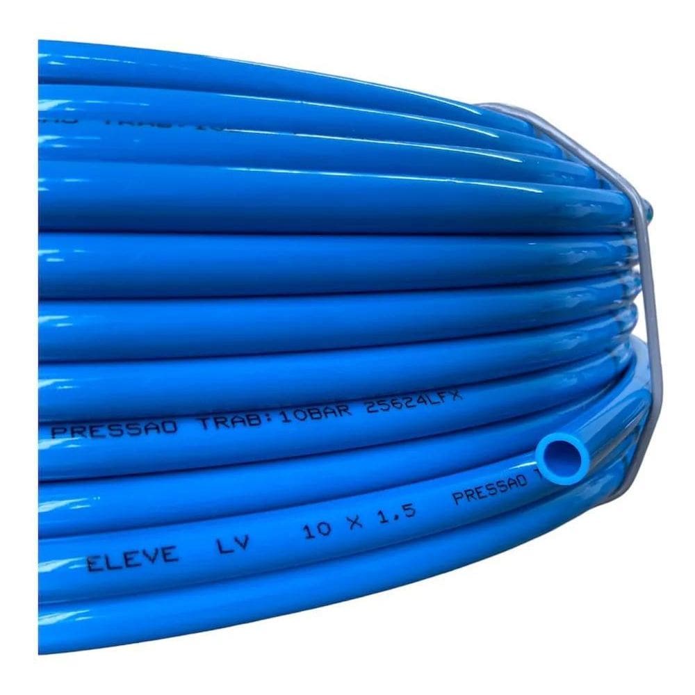 Mangueira Pneumática Tubo Pu 10Mm 50 Metros  Poliuretano