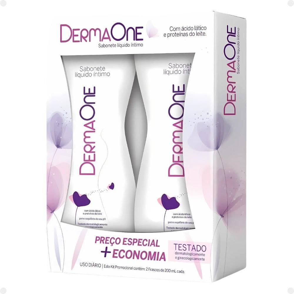 Dermaone Kit C/ 2 Sabonete Líquido Íntimo 200ml