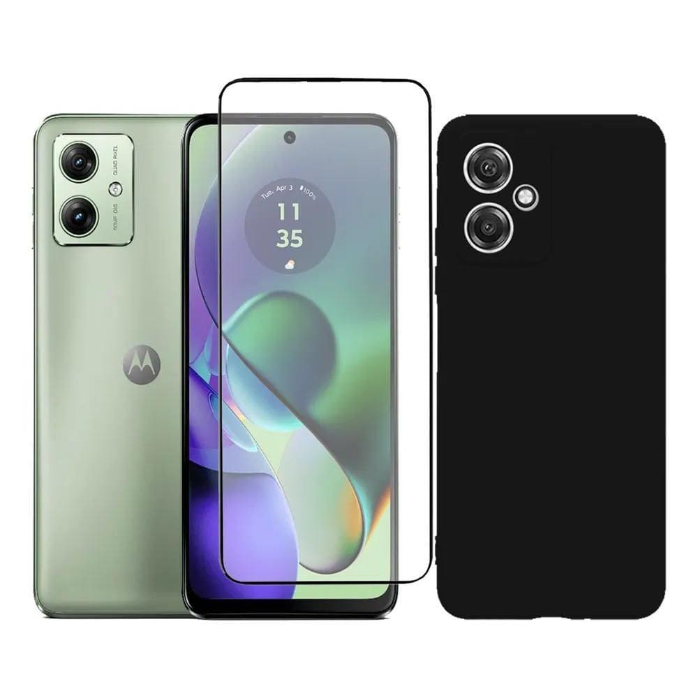 Capa Capinha Case + Película 3D Tela Para Motorola Moto G54