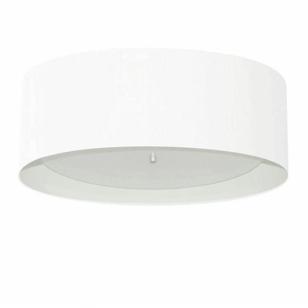 Plafon Para Sala De Estar Cilíndrico Se-3008 Cúpula Cor Branco
