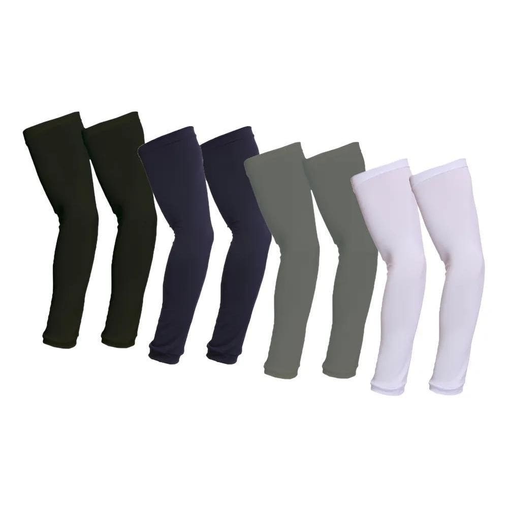 Kit 4 Pares De Manguitos Proteção Solar Ciclista Motoboy