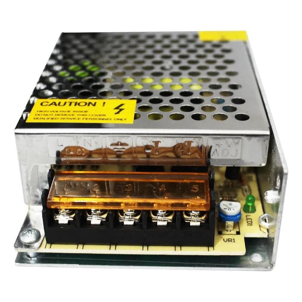 Fonte Colméia Chaveada 12V 5A 60W Bivolt Haiz Para Led Som C