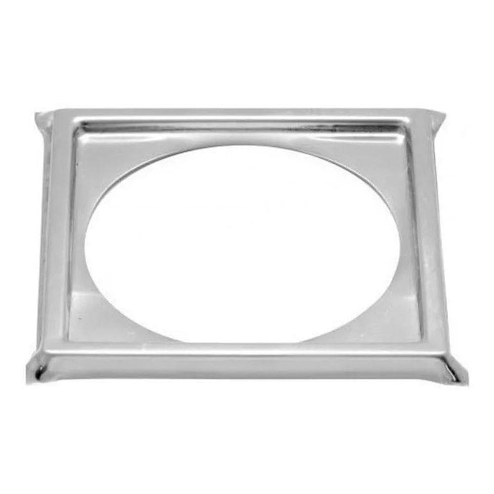Porta Grelha Ralo Click 15X15 Suporte Cromado Inox