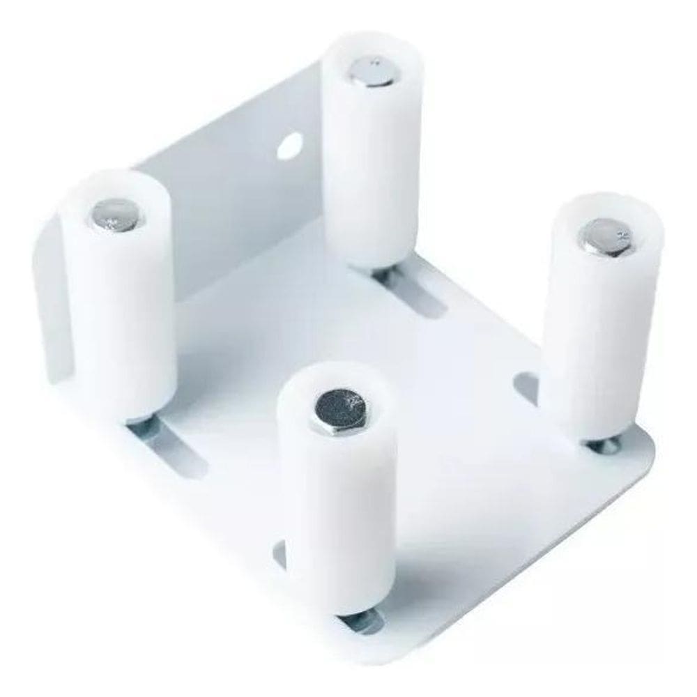 Guia Para Portão 4X1 Com Roletes 30 Mm X 70 Mm