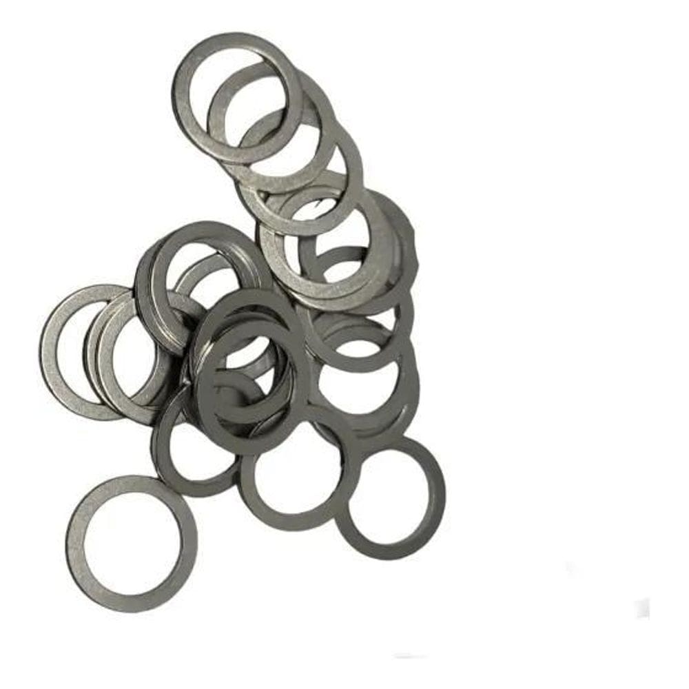 Arruela Aluminio Vedação Bujão Carter 12Mm 100 Unidades