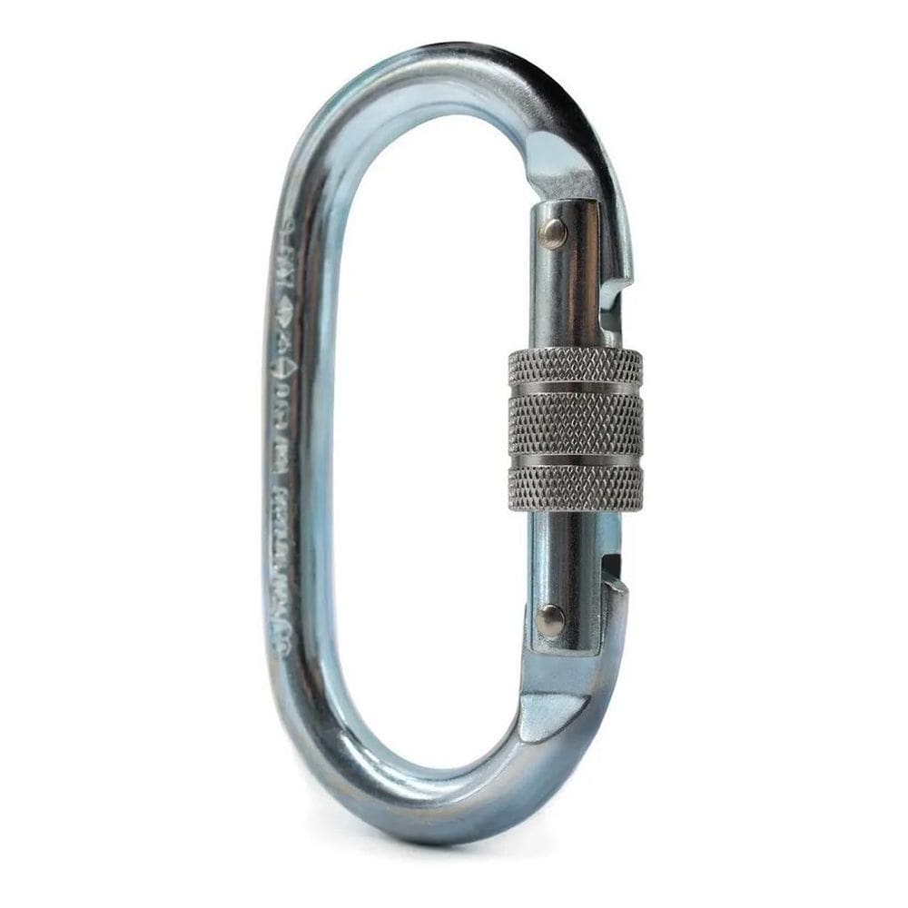 Mosquetão Oval Aço 23Kn Apaseg - Ap9092 Cor Prata