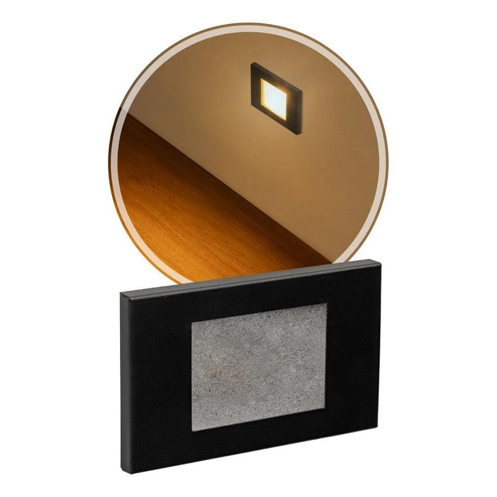 Luminária De Parede Balizador Embutir Cx 4X2 Escada St1314 E
