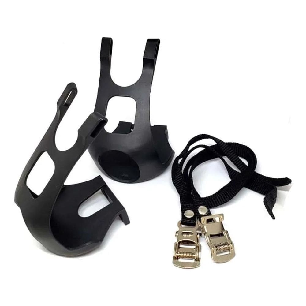 Pedaleira Bike Maxford Nylon Com Fivela Speed Mtb Firma Pé