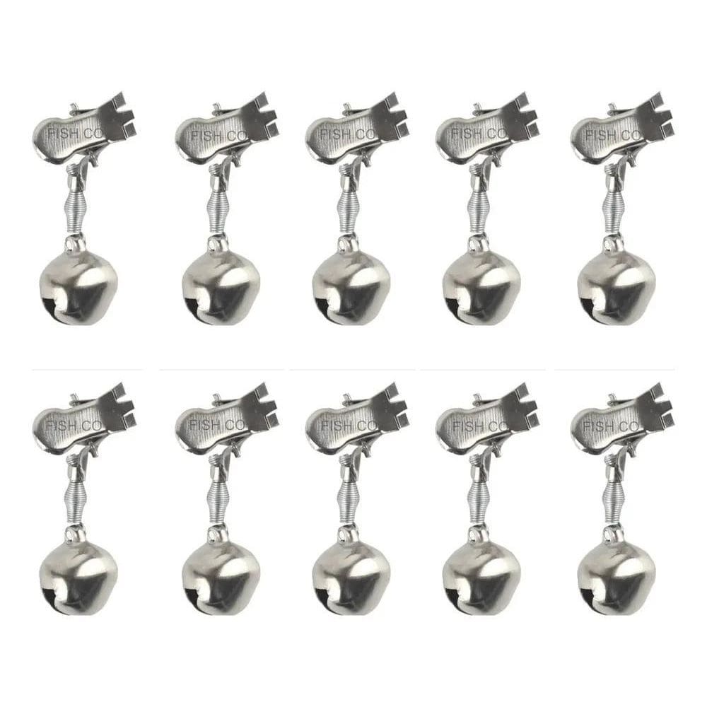 Kit C/10 Sininho Sino Alarme Vara Pesca Guizo C/Nota