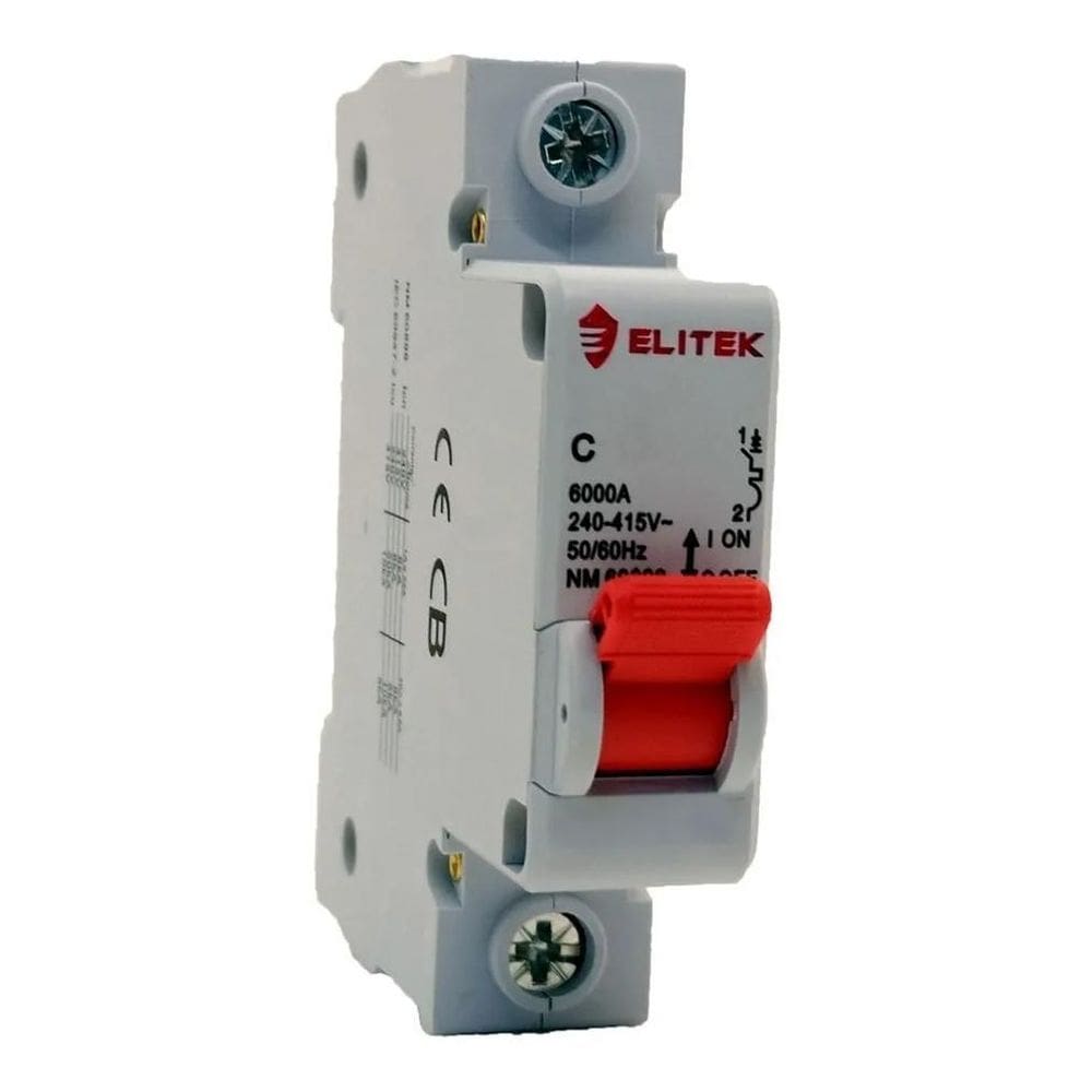 Disjuntor Monofásico Unipolar 10A 16A 20A 25A 32A 40A 50A 63