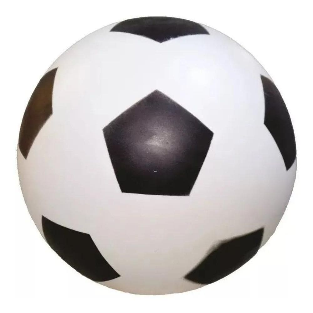 10 Bola De Vinil Dente De Leite Branco Com Preto De Futebol