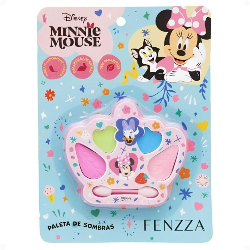 Paleta De Sombras Infantil Fenzza Disney Minnie Mouse DIS010