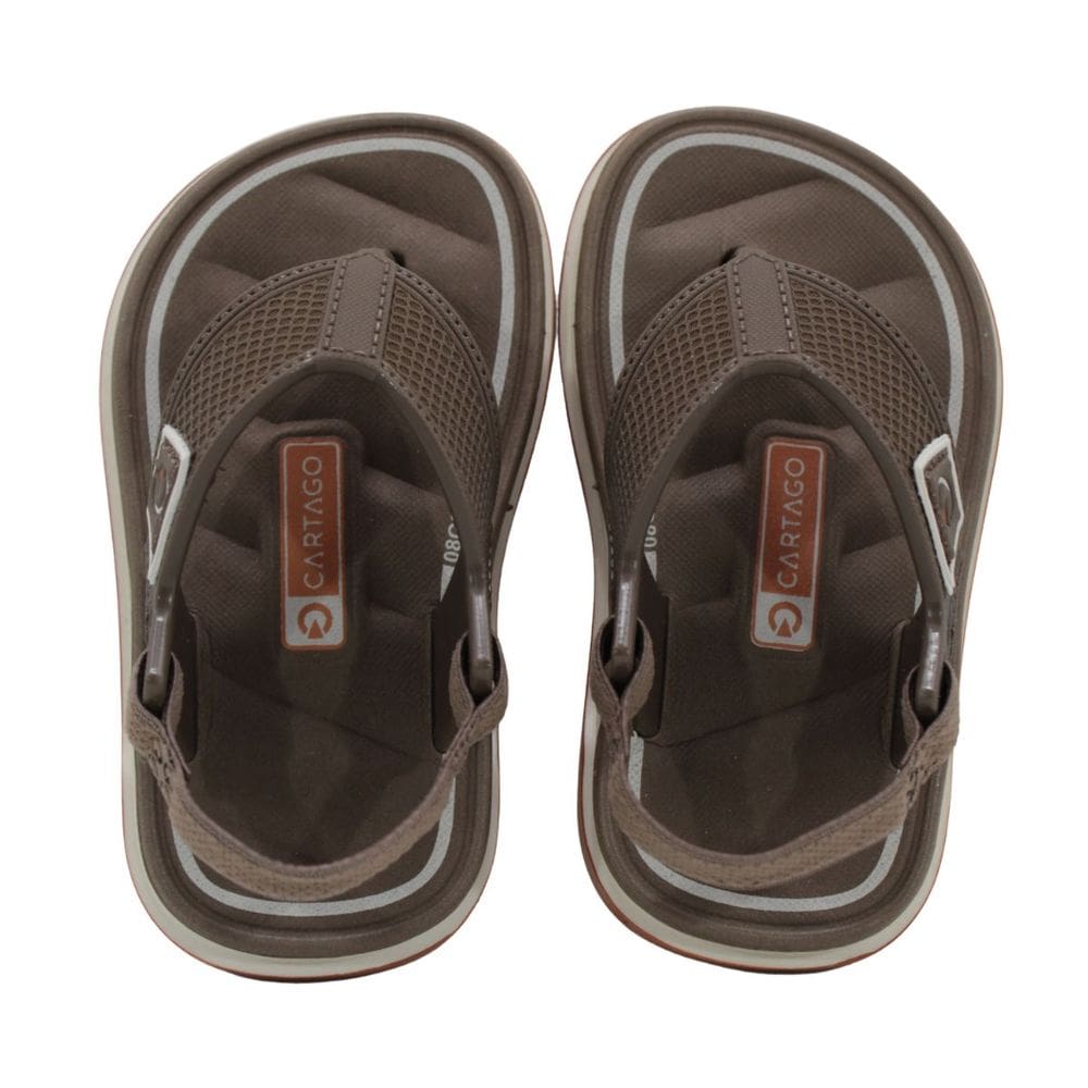 Chinelo bb Cartago 12585 Malaga Sport II Marrom