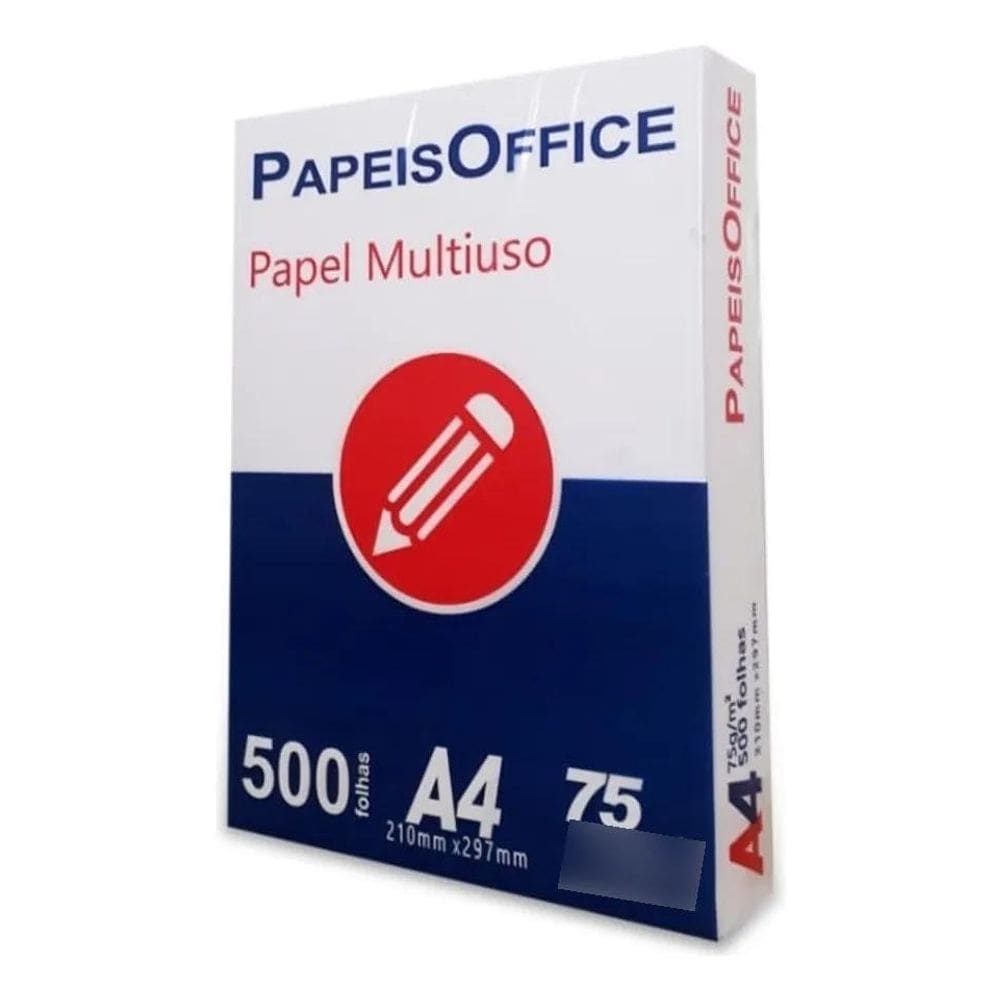 Papel Sulfite Office Premium A4 Branco 75G 500Un