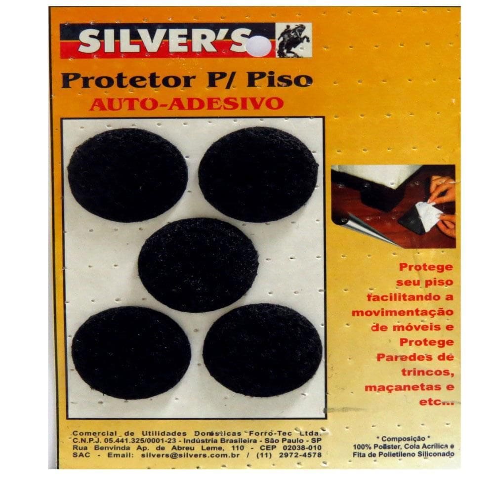 Protetor de Piso Redondo M - 774 - SILVER`S