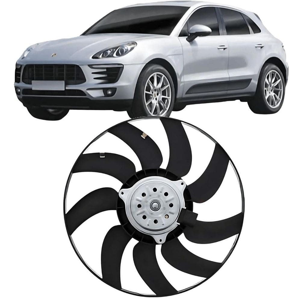 Ventoinha Grande Do Radiador Porsche Macan De 2014 À 2024