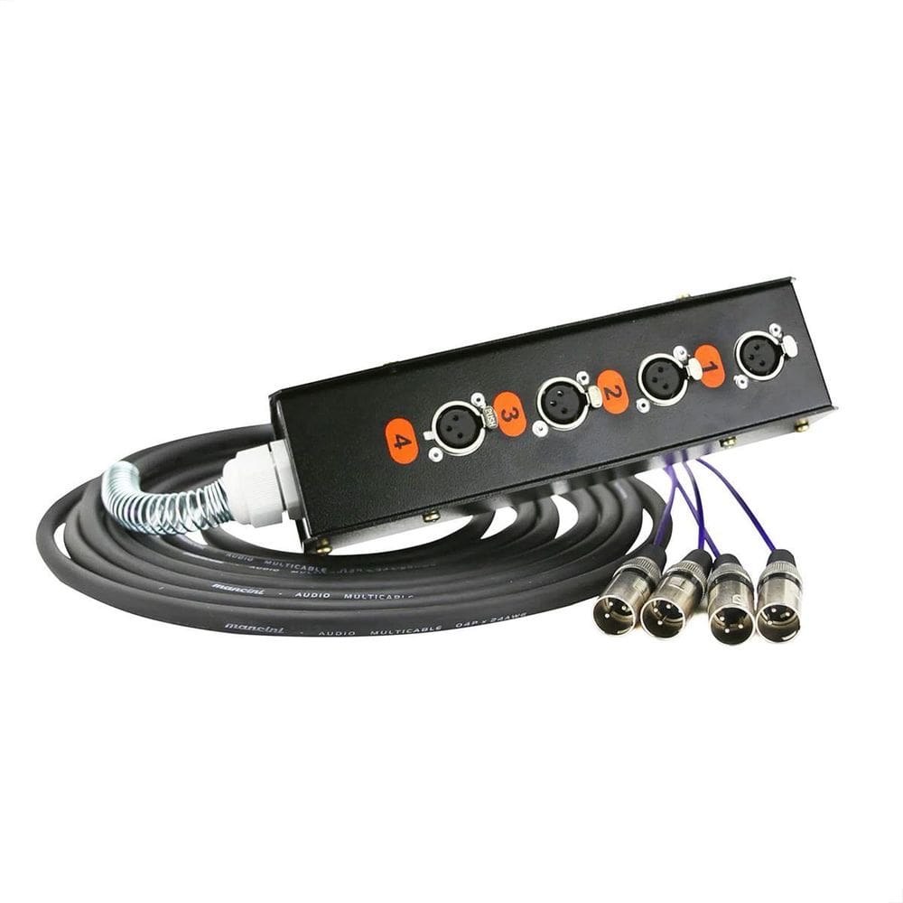 Medusa 4 Vias Montada Com Conectores Cirilo Cabos - 4 Metros