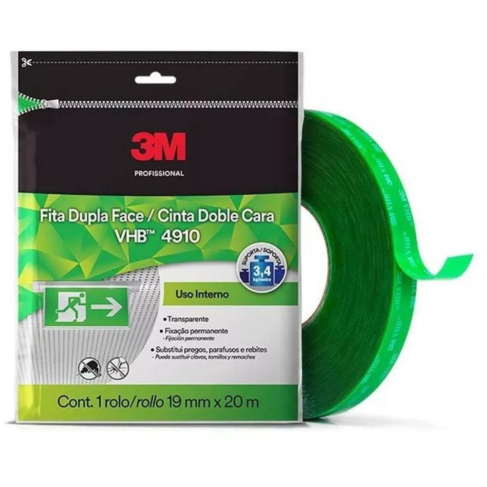 Fita Dupla Face 19mmx20m Vhb 4910 - 3m
