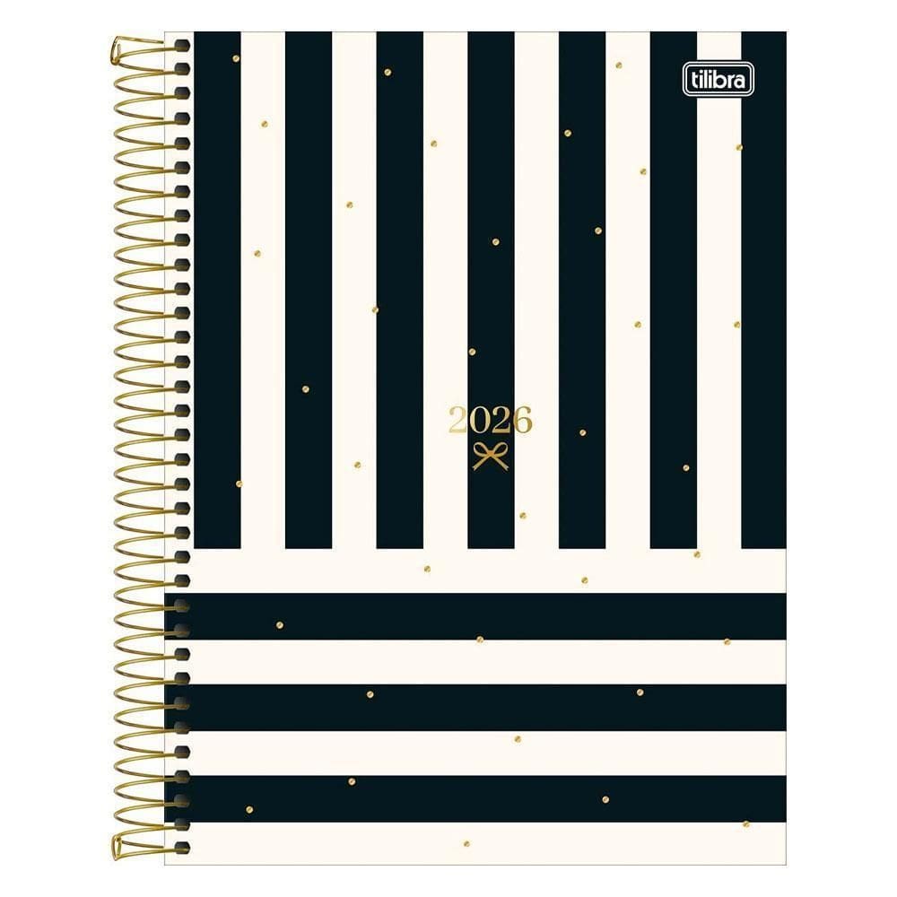 Agenda Diária 2026 Esp M9 West Village Listras Tilibra