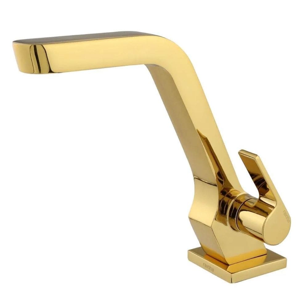 Torneira Lavatorio Rainha Unic 61019 C71 - Gold Brilhante