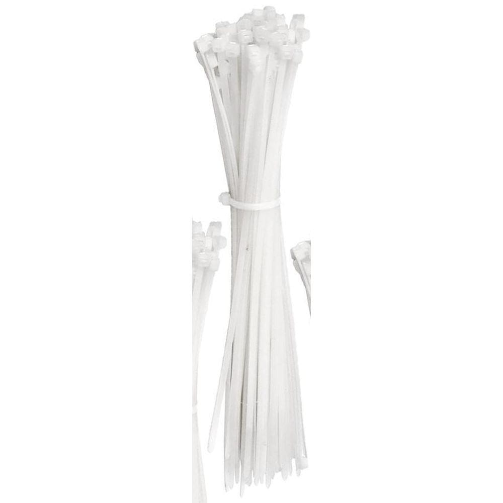 Abraçadeira Nylon Enforca Gato 3,6X250Mm Branco Com 500 Un