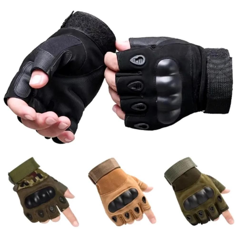 5X Luva Tatica Paintball Militar Proteçao Cores Pret