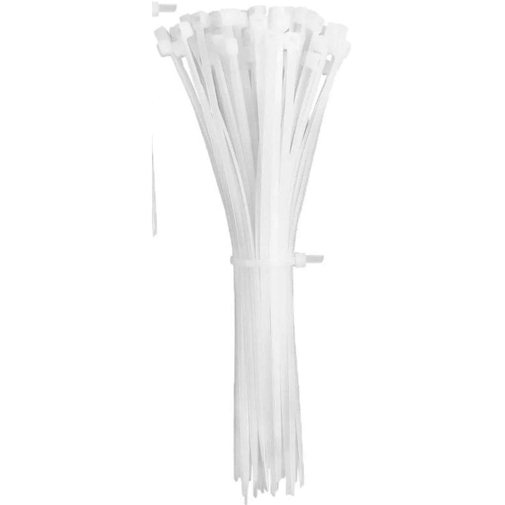 Abraçadeira Nylon Enforca Gato 3,6X200Mm Branco Com 500 Un