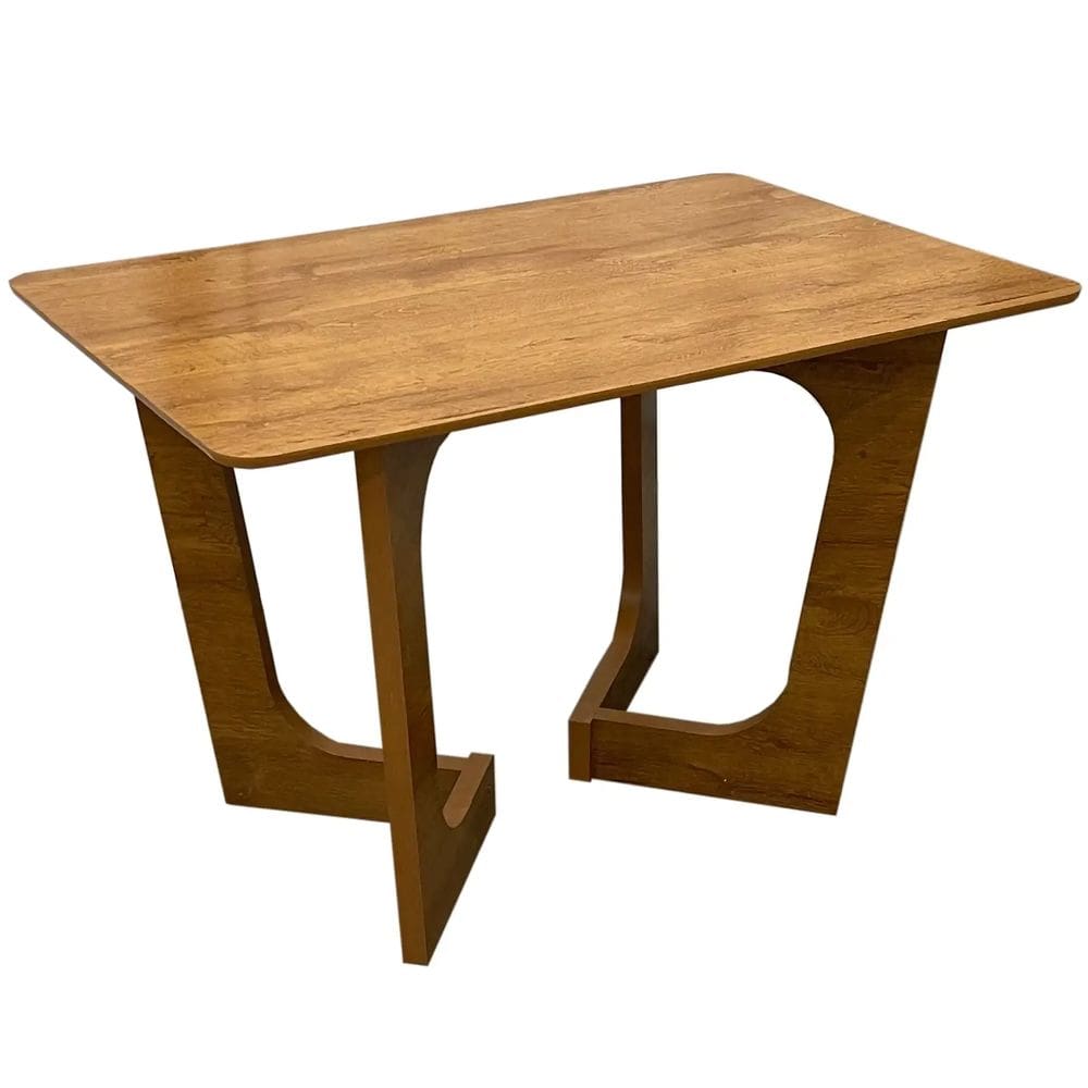 Mesa Dubai Flex 160x80cm SEM Vidro Cel Móveis Cor Cinamomo