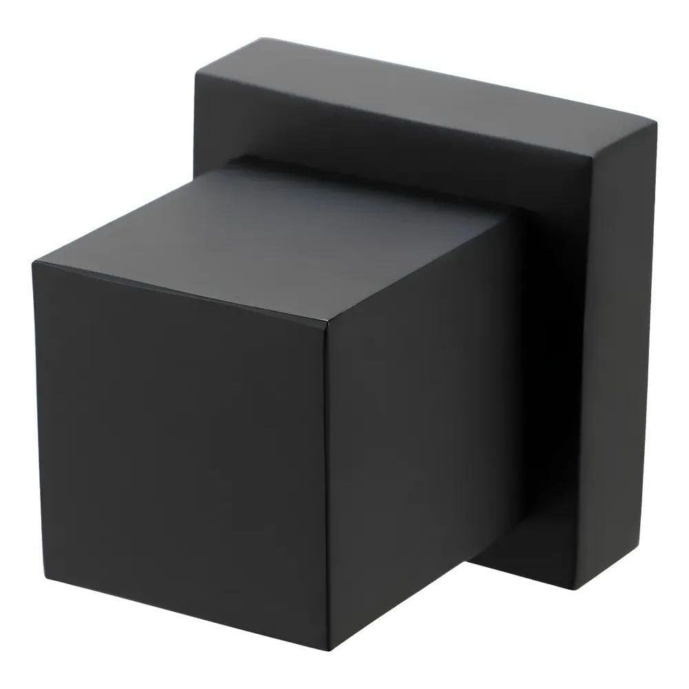 Acabamento De Registro Quadrado Preto Pressão Padrão Deca