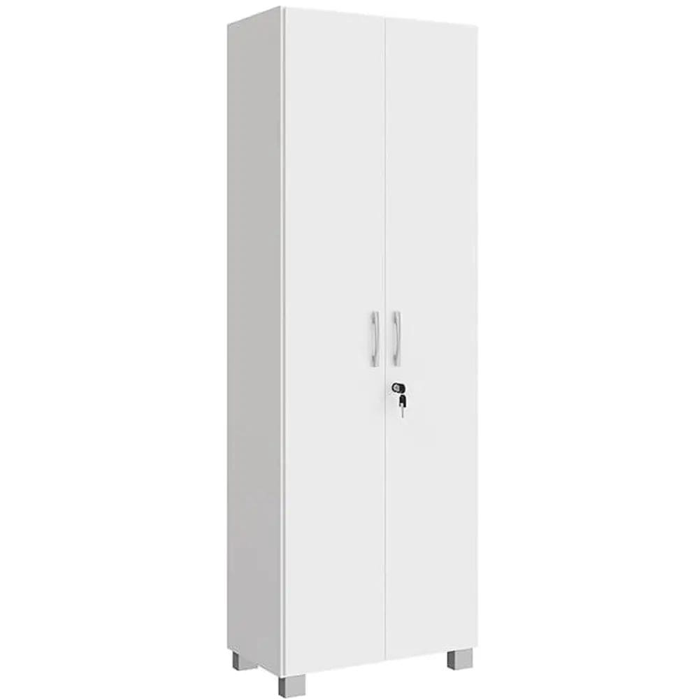 Armário Multiuso Vegas 2 Portas com Chave San Marino Cor Branco