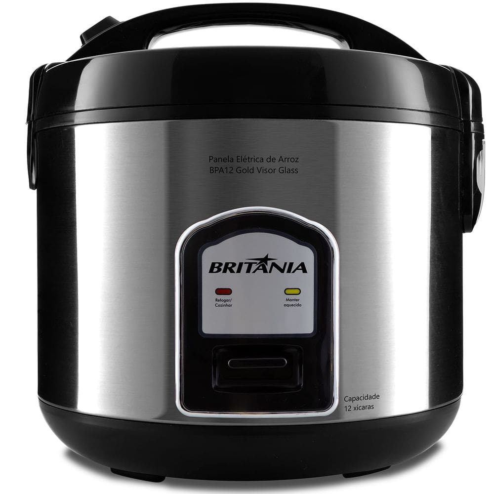 Panela de Arroz Britânia BPA12 Revestimento Gold 4L