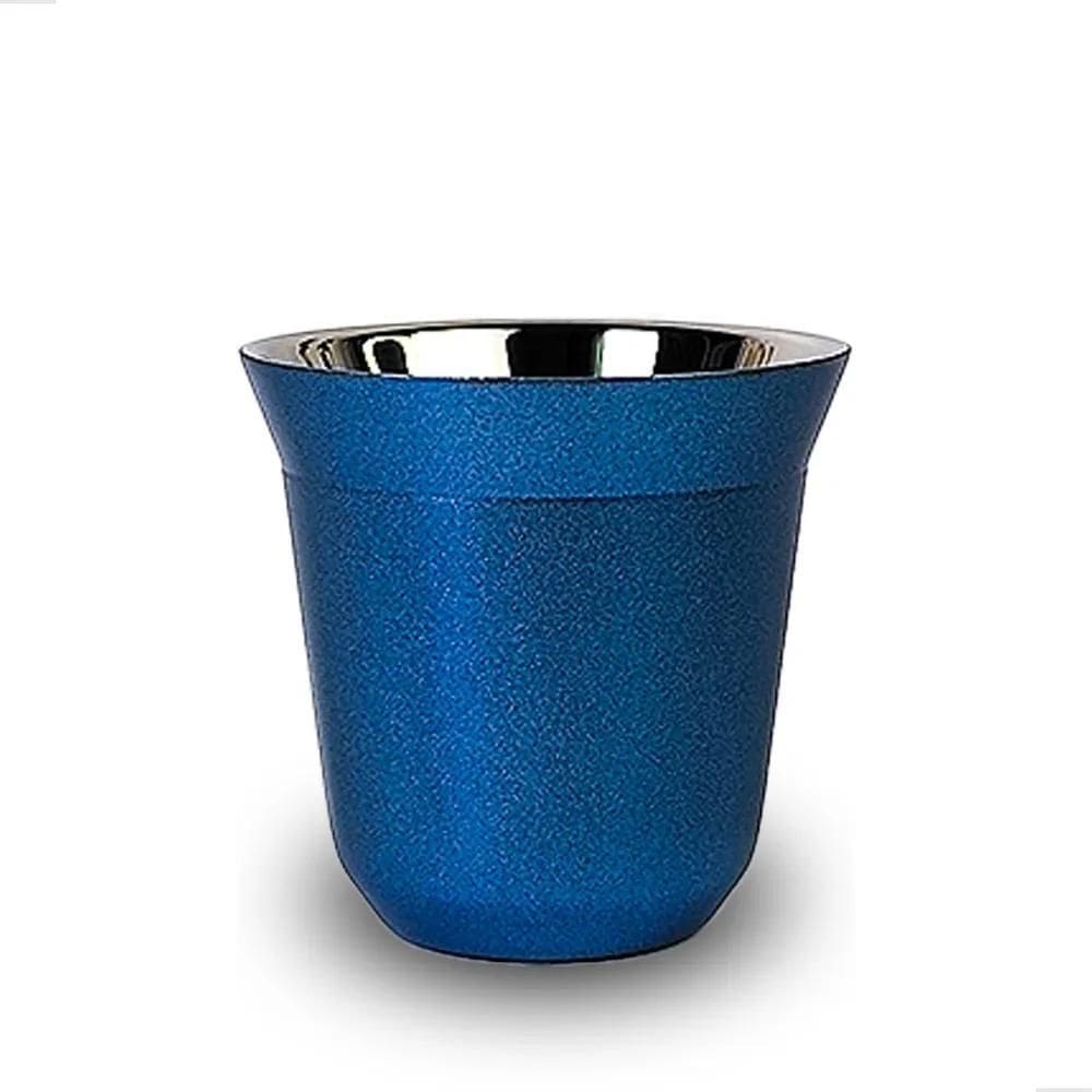 Xícara 80Ml Café Espresso Pixie Inox Parede Dupla Térmico