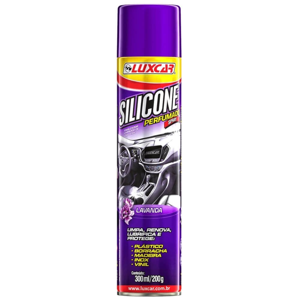 Silicone Perfumado em Spray Lavanda com 300ml - 2570 - LUXCAR